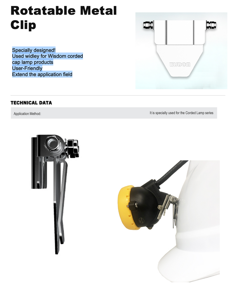 Versatile Rotating Clips Rotatable Metal Clip x5