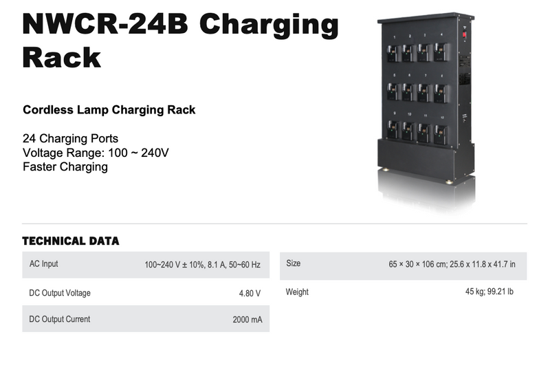 24 unit Locking FAST charger rack