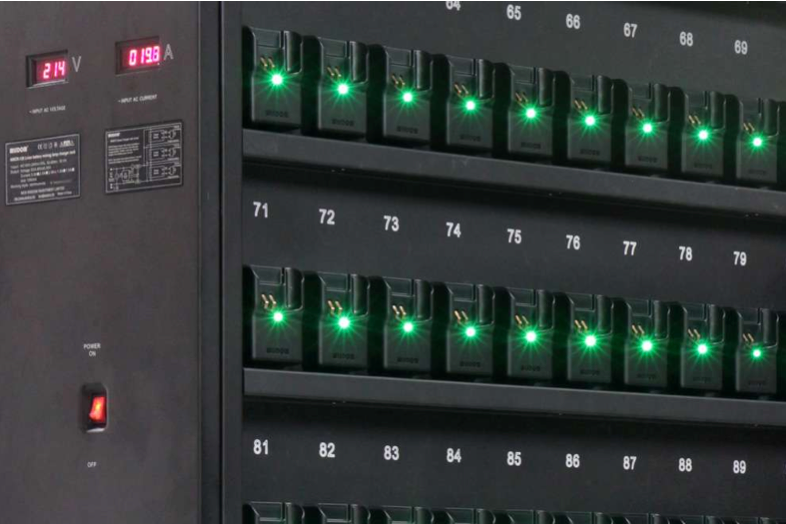 120-Unit Locking FAST Charger Rack for Wisdom Mining Lights