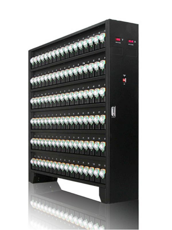 204 unit Locking FAST charger rack