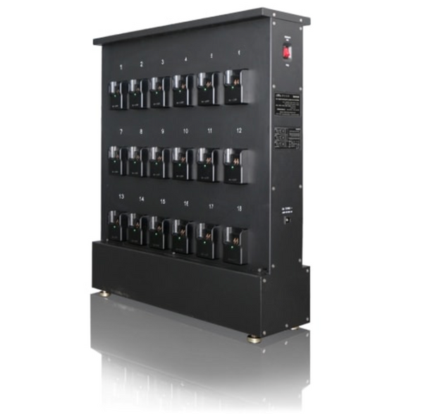 12 unit Locking FAST charger rack