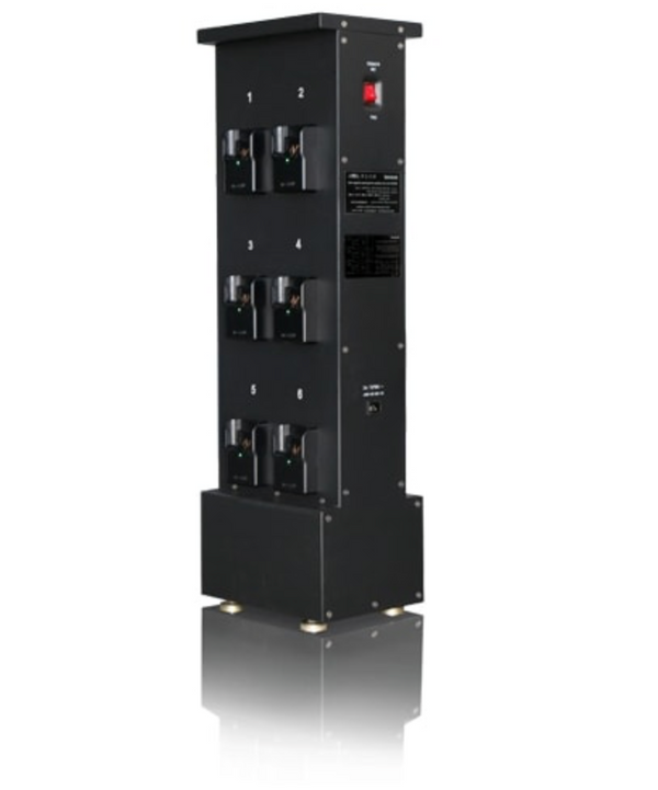 12 unit Locking FAST charger rack