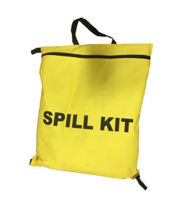 The "Procedure" Spill Kit - Yellow Zip "Spill Kit Bag" - 7 Gal Kit